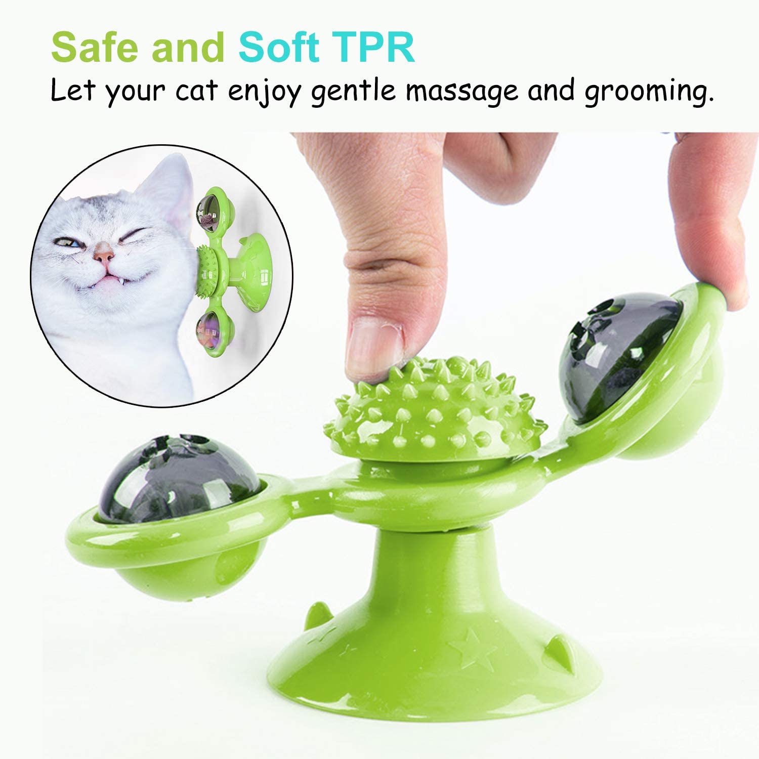 3-in-1 Windmill Cat Toy