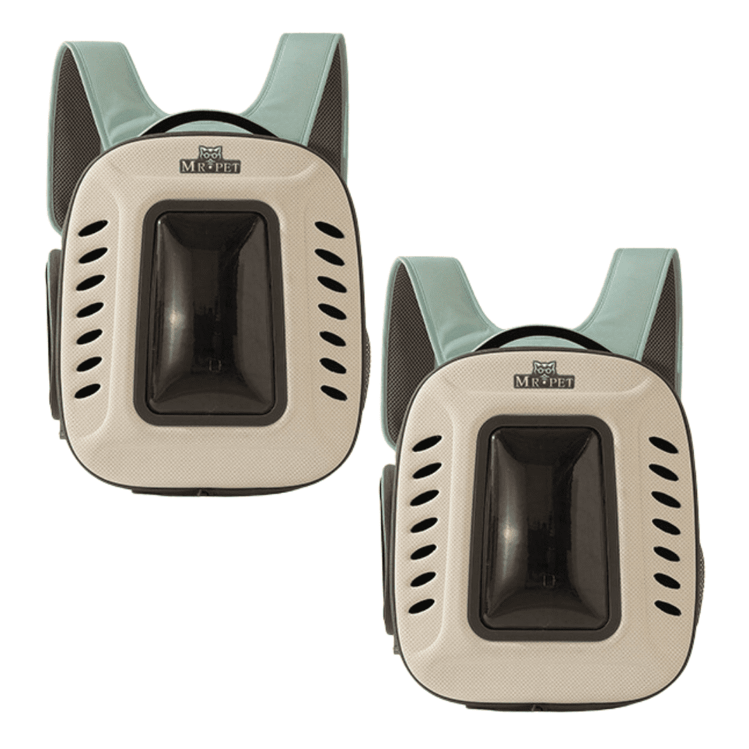 Foldable Cat Carrier Backpack Double Bundle