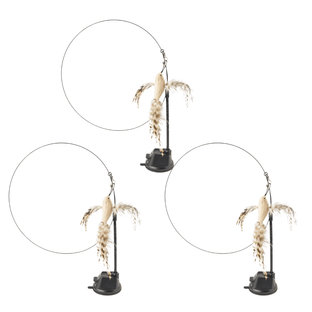 Interactive Bird Simulation Cat Toy Set Triple Bundle