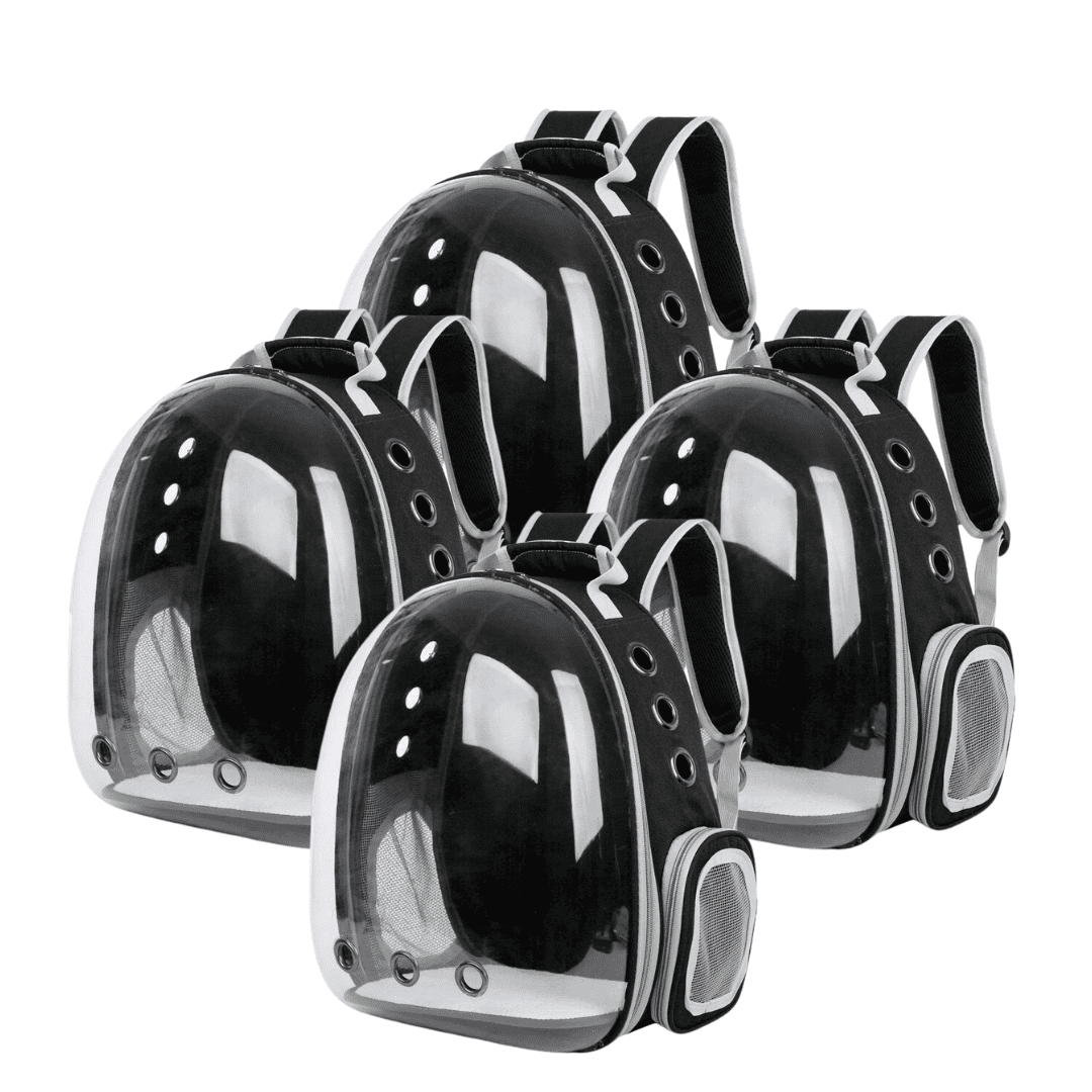 Breathable Transparent Cat Pet Carrier Backpack Family Bundle