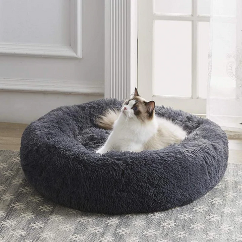 Anti-Anxiety Fluffy Cat Bed