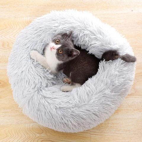 Anti-Anxiety Fluffy Cat Bed