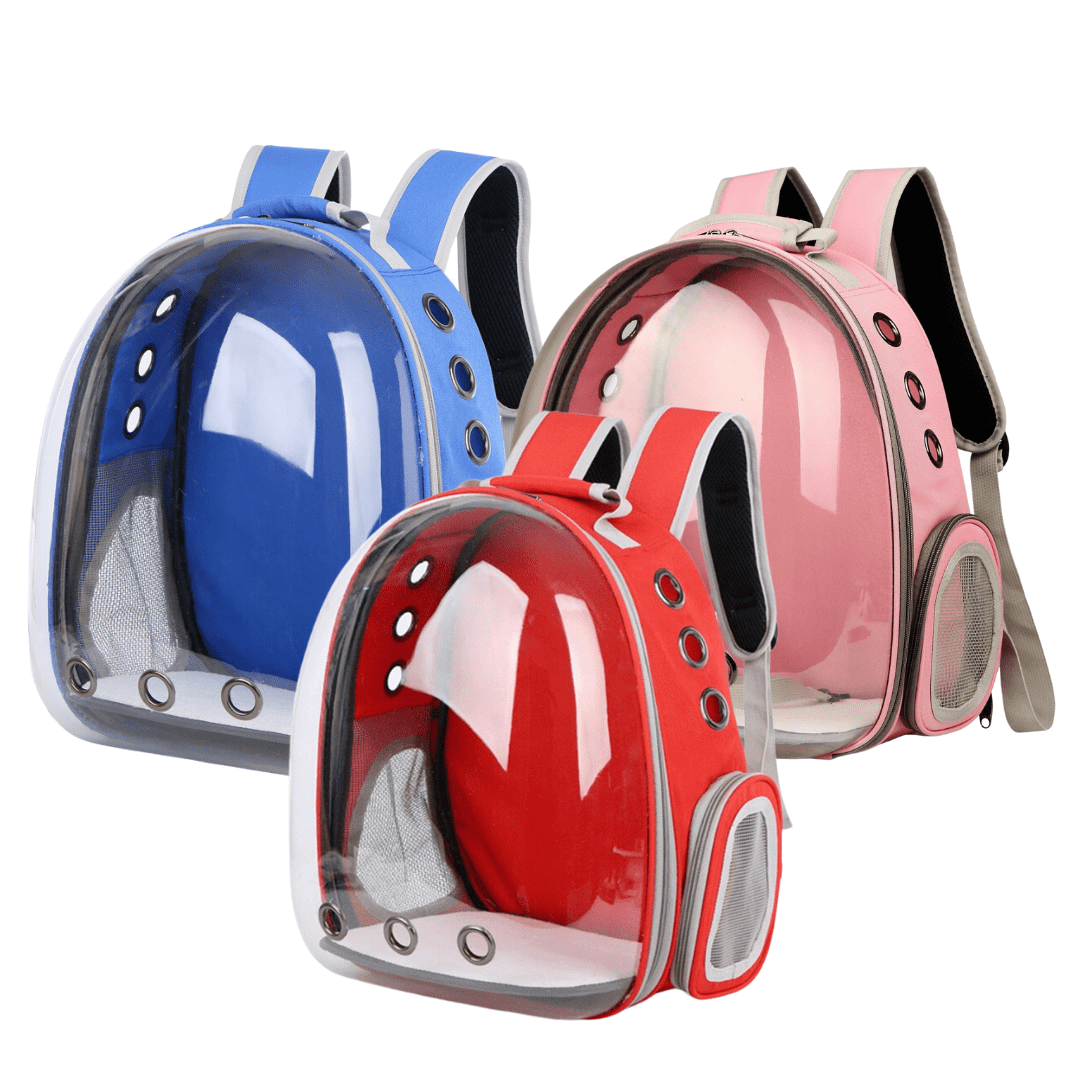 Breathable Transparent Cat Pet Carrier Backpack Triple Bundle